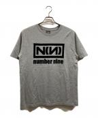 NUMBER (N)INEナンバーナイン）の古着「ナインインチネイルズTシャツ」｜グレー