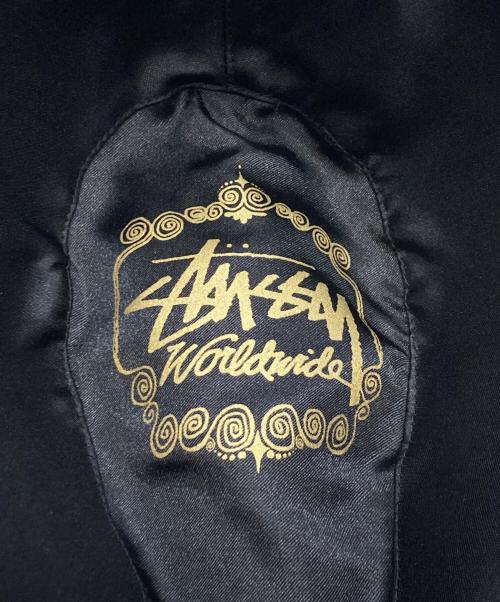 stussy（ステューシー）stussy (ステューシー) 千鳥柄ハット ネイビー×ベージュの古着・服飾アイテム