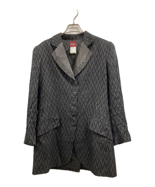 KENZO（ケンゾー）KENZO (ケンゾー) テーラードジャケット ブラック サイズ:38の古着・服飾アイテム