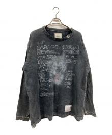 MIHARA YASUHIRO（ミハラヤスヒロ）の古着「BLEACHED LS TEE」｜グレー