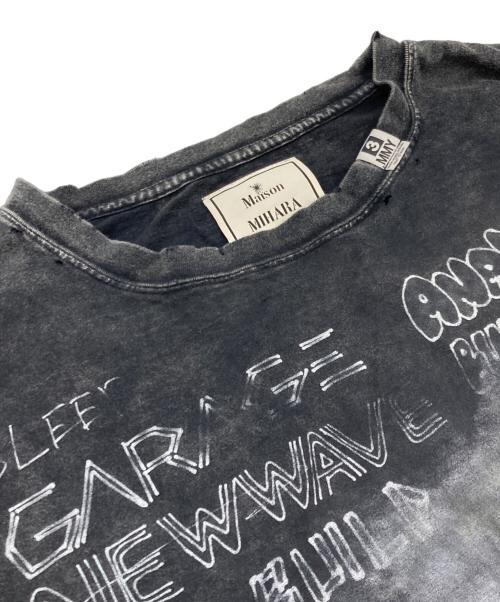 MIHARA YASUHIRO（ミハラヤスヒロ）MIHARA YASUHIRO (ミハラヤスヒロ) BLEACHED LS TEE グレー サイズ:50の古着・服飾アイテム