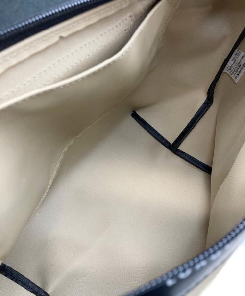LONGCHAMP（ロンシャン）LONGCHAMP (ロンシャン) エナジー S トップハンドルバッグ ベージュ×ブラックの古着・服飾アイテム