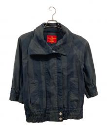 Vivienne Westwood RED LABEL（ヴィヴィアンウエストウッドレッドレーベル）の古着「ジップアップジャケット」｜ブラック