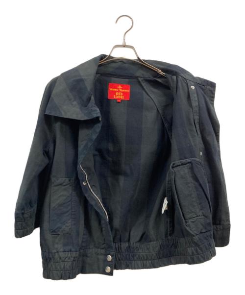 Vivienne Westwood RED LABEL（ヴィヴィアンウエストウッドレッドレーベル）Vivienne Westwood RED LABEL (ヴィヴィアンウエストウッドレッドレーベル) ジップアップジャケット ブラック サイズ:3の古着・服飾アイテム