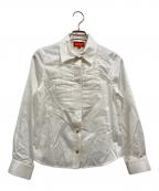 Vivienne Westwood RED LABELヴィヴィアンウエストウッドレッドレーベル）の古着「ピンタックシャツ」｜ホワイト