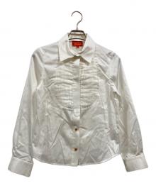 Vivienne Westwood RED LABEL（ヴィヴィアンウエストウッドレッドレーベル）の古着「ピンタックシャツ」｜ホワイト