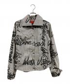 Vivienne Westwood RED LABELヴィヴィアンウエストウッドレッドレーベル）の古着「ストライプシャツ」｜ブルー×グレー