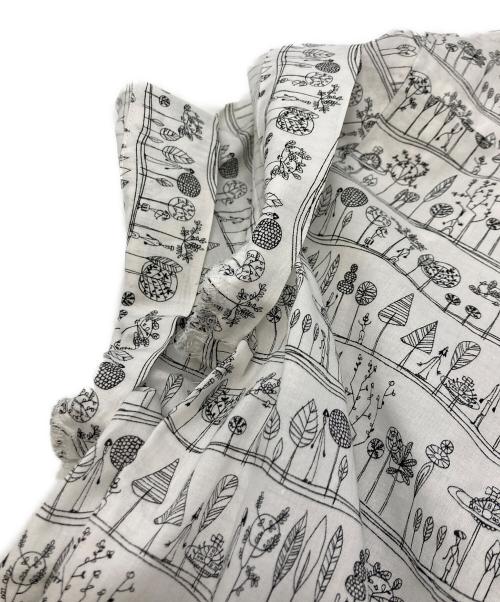 Vivienne Westwood RED LABEL（ヴィヴィアンウエストウッドレッドレーベル）Vivienne Westwood RED LABEL (ヴィヴィアンウエストウッドレッドレーベル) 半袖総柄シャツ ホワイト×ブラック サイズ:2の古着・服飾アイテム