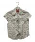 Vivienne Westwood RED LABEL（ヴィヴィアンウエストウッドレッドレーベル）の古着「半袖総柄シャツ」｜ホワイト×ブラック