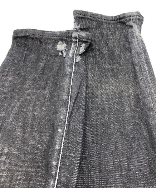 DSQUARED2（ディースクエアード）DSQUARED2 (ディースクエアード) スケータージーンダメージ加工スキニーデニムパンツ インディゴ サイズ:44の古着・服飾アイテム