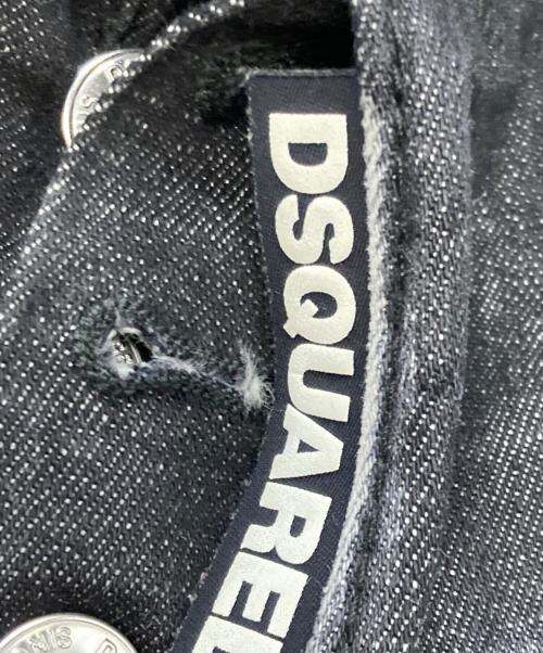 DSQUARED2（ディースクエアード）DSQUARED2 (ディースクエアード) スケータージーンダメージ加工スキニーデニムパンツ インディゴ サイズ:44の古着・服飾アイテム