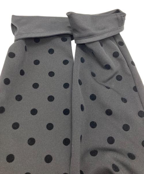trefle（トレフル）trefle (トレフル) ドット柄ワンピース ブラック サイズ:FREEの古着・服飾アイテム