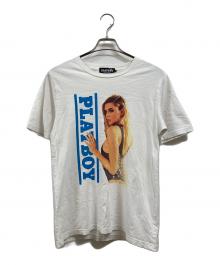 PLAY BOY×Hysteric Glamour（プレイボーイ×ヒステリックグラマー）の古着「プリントTシャツ」｜ホワイト