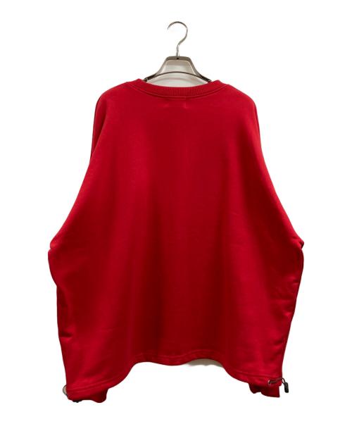WETTEMPT（ウィテンプト）WETTEMPT (ウィテンプト) ドローコードスウェット レッド サイズ:Ⅼ 未使用品の古着・服飾アイテム