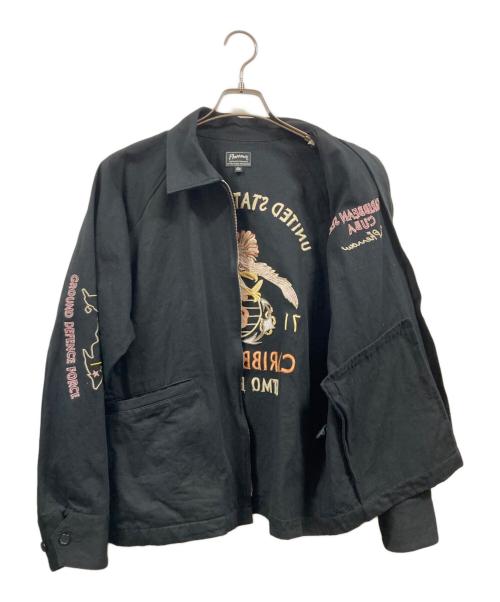 Pherrow's（フェローズ）Pherrow's (フェローズ) SOUVENIR JACKET ブラック サイズ:XLの古着・服飾アイテム