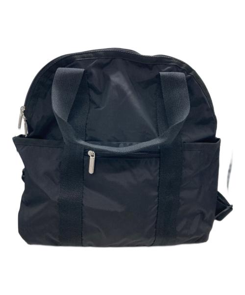 LeSportsac（レスポートサック）LeSportsac (レスポートサック) DOUBLE TROUBLE BACKPACK ブラックの古着・服飾アイテム