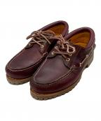 Timberlandティンバーランド）の古着「スリーアイクラシックレザーシューズ」｜ブラウン