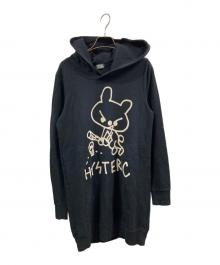 Hysteric Glamour（ヒステリックグラマー）の古着「KNOCKING BEAR プリント ワンピース」｜ブラック