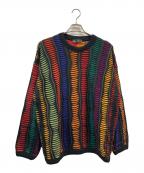 TUNDRAツンドラ）の古着「コットン3Dニット」｜ブラック