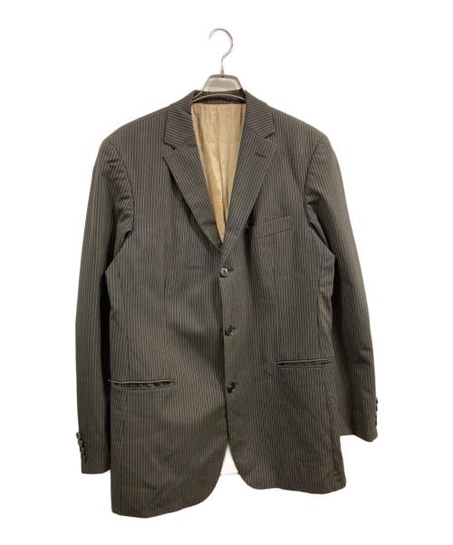 BOSS（ボス）BOSS (ボス) 3Bストライプテーラードジャケット ブラック サイズ:不明の古着・服飾アイテム