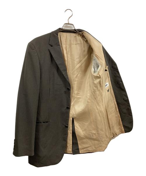 BOSS（ボス）BOSS (ボス) 3Bストライプテーラードジャケット ブラック サイズ:不明の古着・服飾アイテム