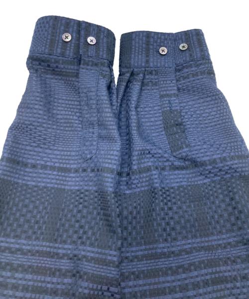Toironier（トワロニエ）Toironier (トワロニエ) サイドコードチェックシャツ ネイビー サイズ:FREEの古着・服飾アイテム
