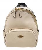 COACHコーチ）の古着「ミニレザーリュック」｜ホワイト