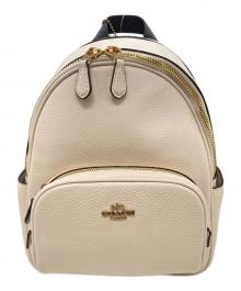 COACH（コーチ）の古着「ミニレザーリュック」｜ホワイト