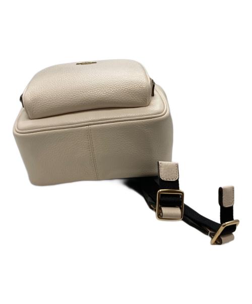 COACH（コーチ）COACH (コーチ) ミニレザーリュック ホワイトの古着・服飾アイテム