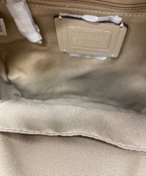 COACH（コーチ）COACH (コーチ) ミニレザーリュック ホワイトの古着・服飾アイテム