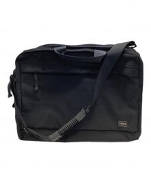 PORTER（ポーター）の古着「2WAY OVERNIGHT BRIEFCASE」｜ブラック