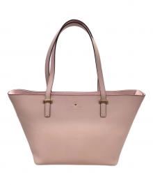 Kate Spade（ケイトスペード）の古着「レザートートバッグ」｜ピンク