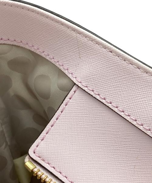 Kate Spade（ケイトスペード）Kate Spade (ケイトスペード) レザートートバッグ ピンクの古着・服飾アイテム
