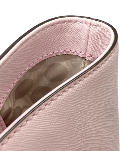 Kate Spade（ケイトスペード）Kate Spade (ケイトスペード) レザートートバッグ ピンクの古着・服飾アイテム