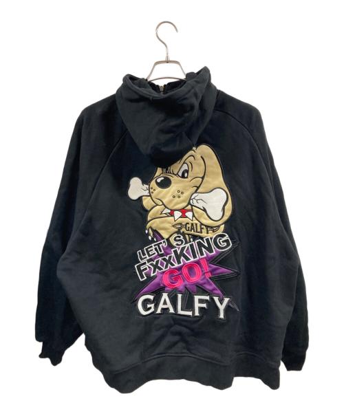 GALFY（ガルフィー）GALFY (ガルフィー) LFG!!フルジップパーカー ブラック サイズ:XLの古着・服飾アイテム