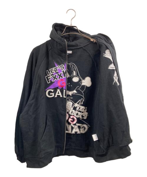 GALFY（ガルフィー）GALFY (ガルフィー) LFG!!フルジップパーカー ブラック サイズ:XLの古着・服飾アイテム