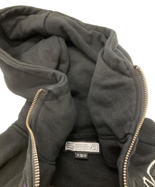 GALFY（ガルフィー）GALFY (ガルフィー) LFG!!フルジップパーカー ブラック サイズ:XLの古着・服飾アイテム