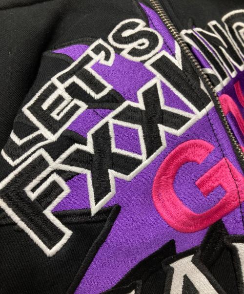 GALFY（ガルフィー）GALFY (ガルフィー) LFG!!フルジップパーカー ブラック サイズ:XLの古着・服飾アイテム