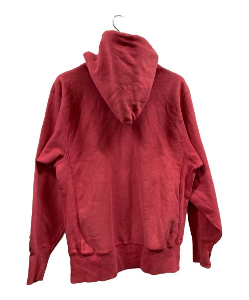 Champion REVERSE WEAVE（チャンピオン リバース ウィーブ）Champion REVERSE WEAVE (チャンピオン リバース ウィーブ) 90Sプルオーバーパーカー レッド サイズ:Lの古着・服飾アイテム