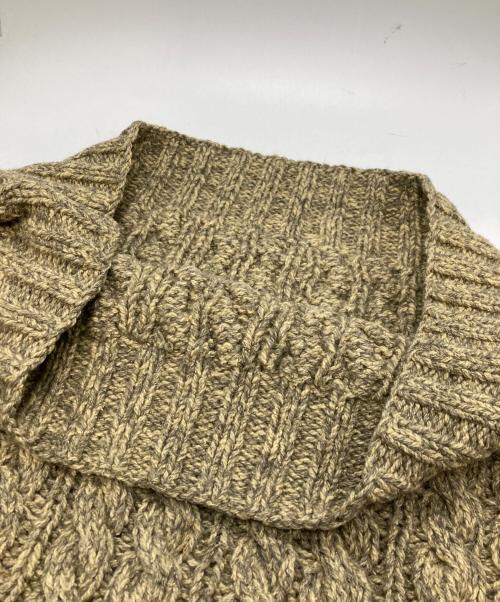 RRL（ダブルアールエル）RRL (ダブルアールエル) フィッシャーマンニット ベージュ サイズ:Mの古着・服飾アイテム