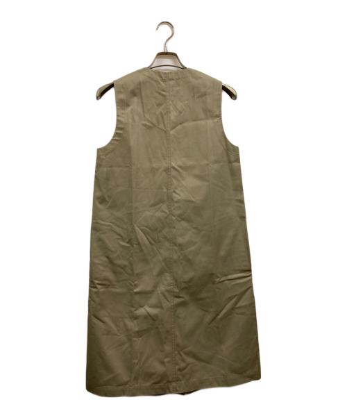 tricot COMME des GARCONS（トリココムデギャルソン）tricot COMME des GARCONS (トリココムデギャルソン) ノースリーブワンピース ベージュ サイズ:Mの古着・服飾アイテム