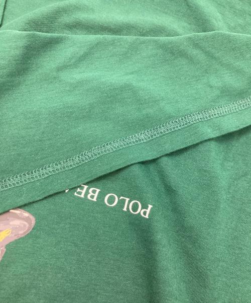 POLO RALPH LAUREN（ポロ・ラルフローレン）POLO RALPH LAUREN (ポロ・ラルフローレン) ポロベアプリントカットソー グリーン サイズ:Mの古着・服飾アイテム