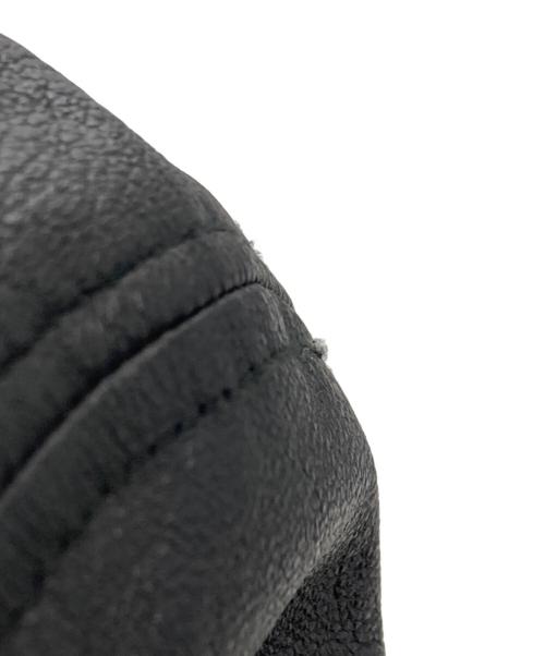 SUPREME（シュプリーム）SUPREME (シュプリーム) LEATHER CAMP CAP ブラックの古着・服飾アイテム