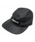 SUPREME（シュプリーム）の古着「LEATHER CAMP CAP」｜ブラック