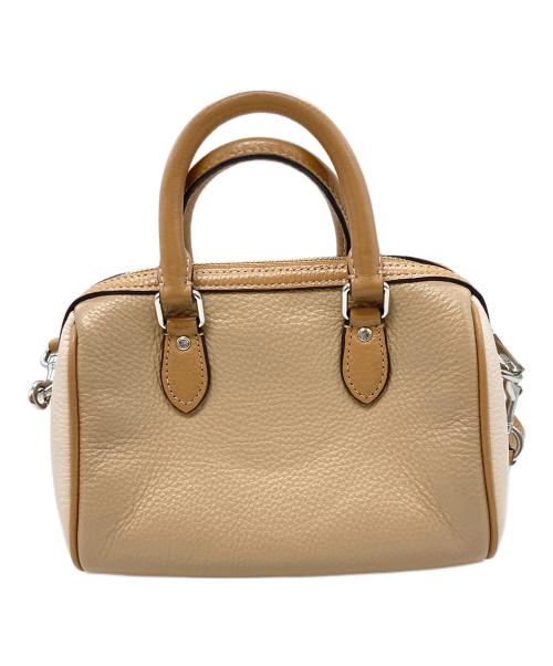 COACH（コーチ）COACH (コーチ) ミニ ローアン クロスボディ・カラーブロック ブラウンの古着・服飾アイテム