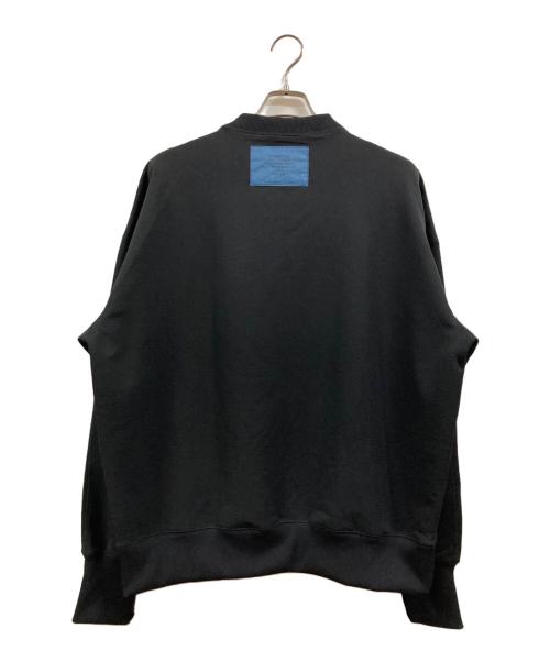 N.HOOLYWOOD（エヌ ハリウッド）N.HOOLYWOOD (エヌ ハリウッド) POLARTEC POWER AIR SWEAT PO ブラック サイズ:40の古着・服飾アイテム