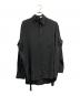 sulvam（サルバム）の古着「Back＆Side Open Shirts」｜ブラック