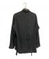 sulvam (サルバム) Ujoh (ウジョー) Back＆Side Open Shirts ブラック サイズ:L：10000円