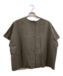 HUIS（ハウス）の古着「コットンブラウス」｜グレー
