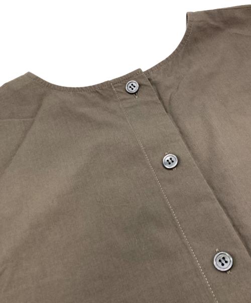 HUIS（ハウス）HUIS (ハウス) コットンブラウス グレー サイズ:FREEの古着・服飾アイテム